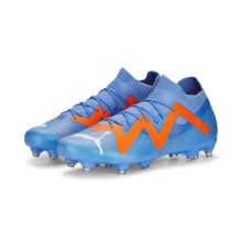 Puma Fussballschuhe Future Match MxSG (für gemischten, weichen Boden) blau/orange Herren